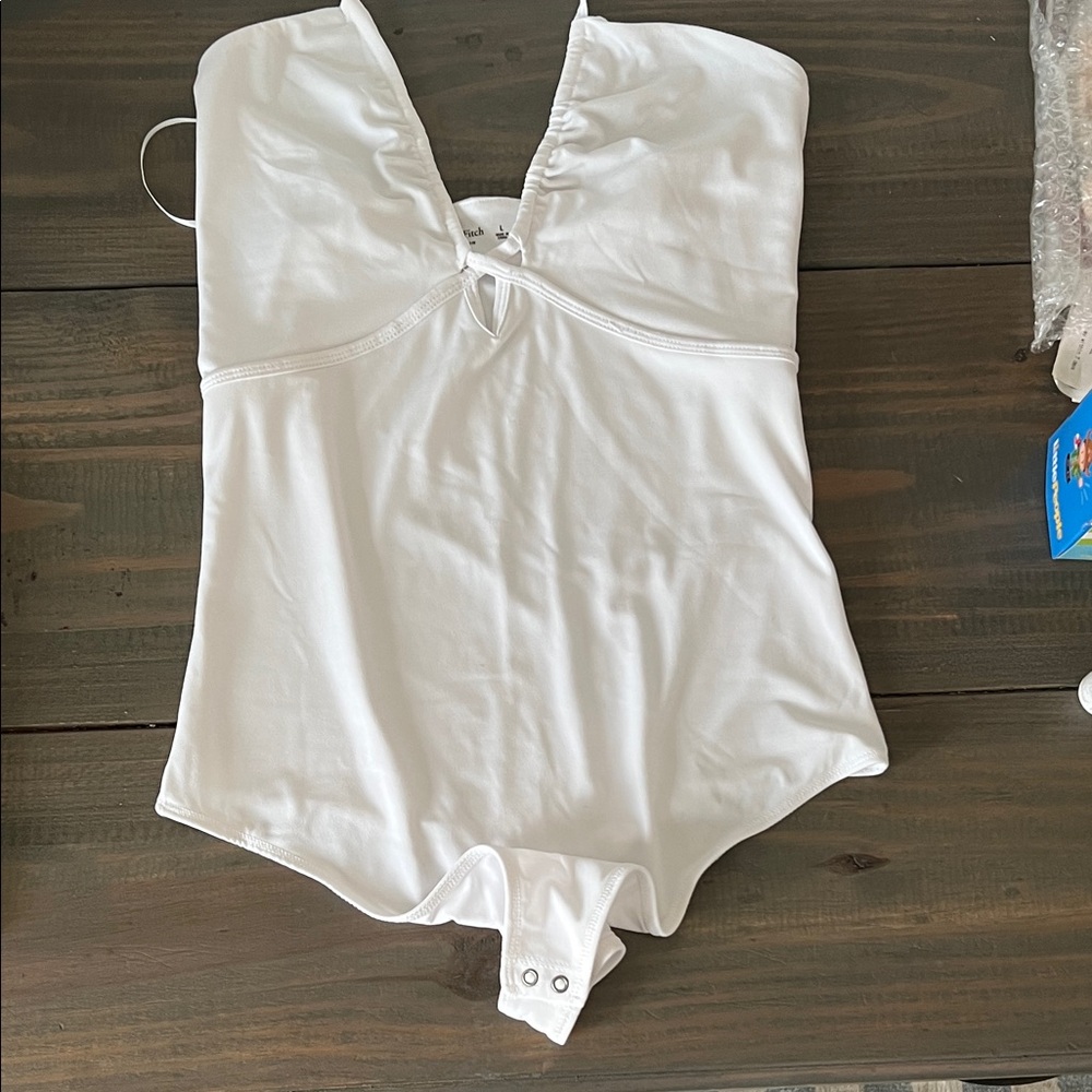 White One-Piece Bodysuit